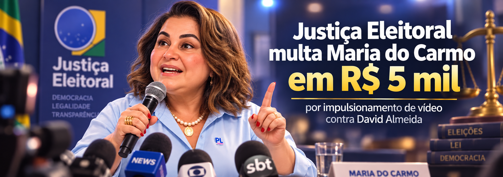 Vídeo impulsionado contra David Almeida resulta em multa eleitoral